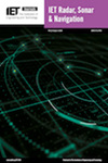 IET Radar Sonar and Navigation雜志封面